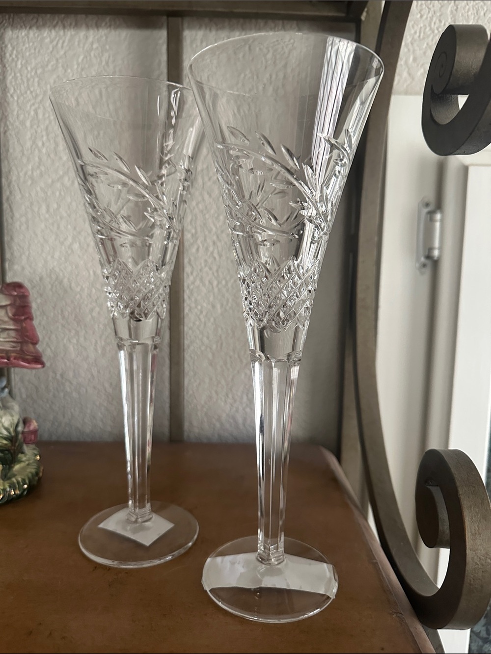 Waterford Celebrations Clear Etched Champagne Flutes (Pair)